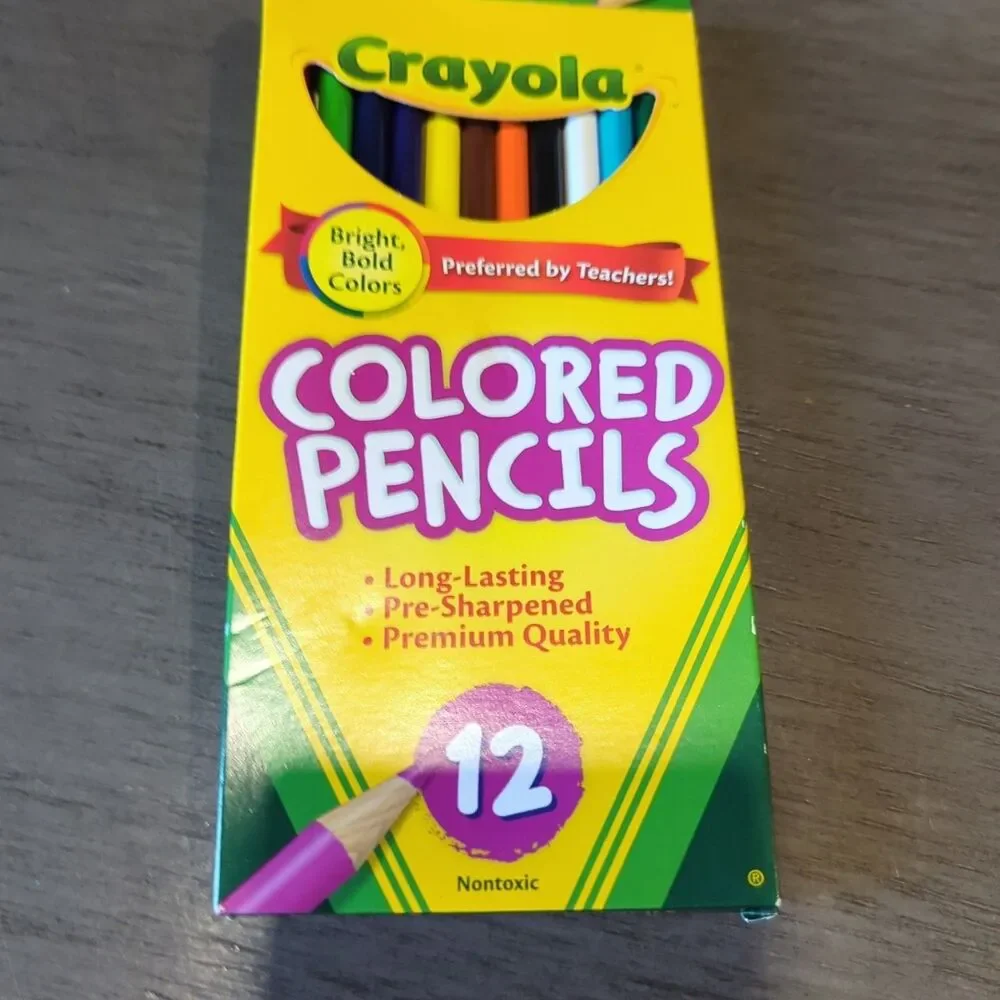 Crayola Colored Pencils 12 Assorted Colors